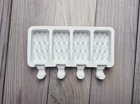 Molde silicona 4 helados geometricos